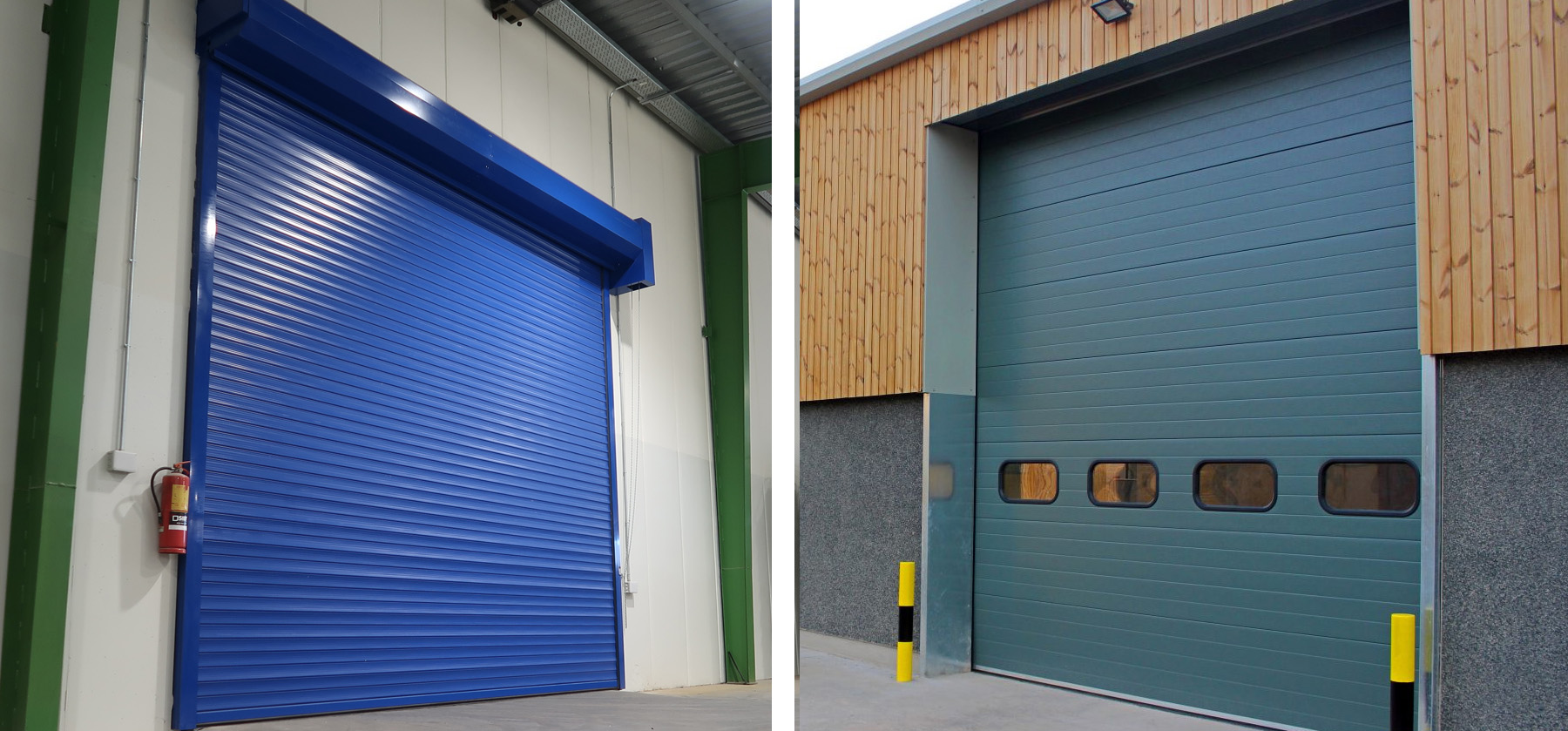 Roller shutter doors vs. sectional overhead doors - Action Shutters